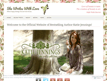 Tablet Screenshot of katieajennings.com